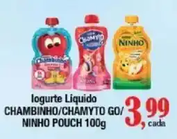 Supermercados Unidos Iogurte liquido chambinho/chamyto go/ninho pouch oferta
