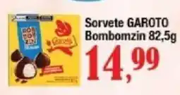 Supermercados Unidos Sorvete garoto bombomzin oferta