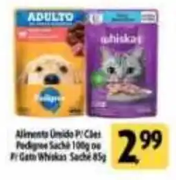 Coelho Diniz Alimento Úmido P/Cães ou P/Cato Whiskas oferta