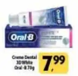 Coelho Diniz Creme Dental 3D White Oral-B oferta