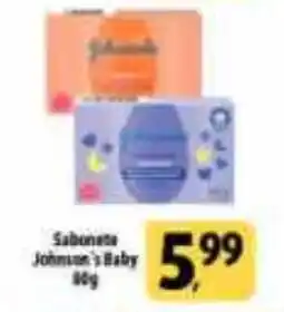 Coelho Diniz Sabonete johnson's baby oferta