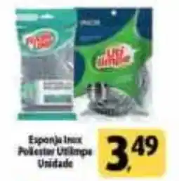 Coelho Diniz Esponja Inox Polkester Utilimpe oferta