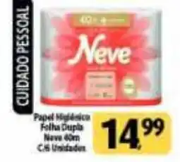 Coelho Diniz papel higienico folha dupla neve 40m oferta