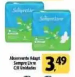 Coelho Diniz Absorvente Adapt Sempre Lívre oferta