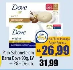 Proença Supermercados Sabanete em barra dove oferta