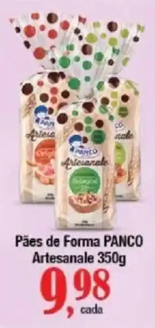 Supermercados Unidos Pães de Forma PANCO Artesanale oferta