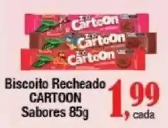 Supermercados Unidos Biscoito recheado cartoon oferta