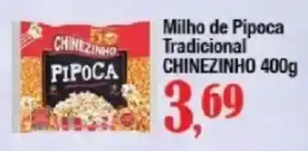 Supermercados Unidos milho de pipoca tradicional chinezinho oferta