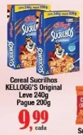 Supermercados Unidos Cereal Sucrilhos kellogg's original oferta
