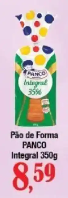 Supermercados Unidos Pão de Forma PANCO Integral oferta