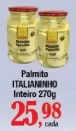 Supermercados Unidos Palmito Italianinho Inteiro oferta