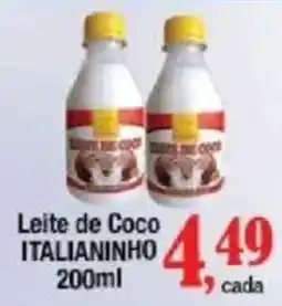 Supermercados Unidos Leite de Coco Italianinho oferta