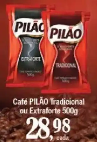 Supermercados Unidos Café PILÃO Tradicional ou Extraforte oferta