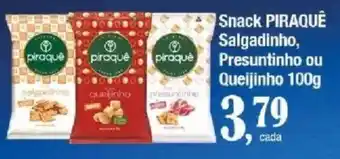 Supermercados Unidos Snack Piraquê oferta