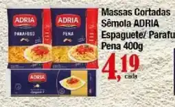 Supermercados Unidos Massas Cortadas Sêmola ADRIA oferta