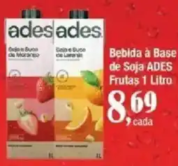Supermercados Unidos Bebida à Base de Soja ADES Frutas oferta