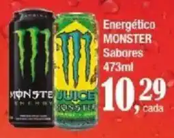 Supermercados Unidos Energético monster sabores oferta