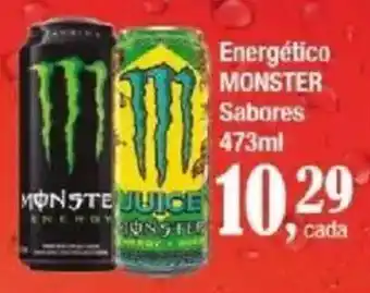 Supermercados Unidos Energético monster sabores oferta