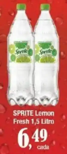 Supermercados Unidos Sprite lemon fresh oferta