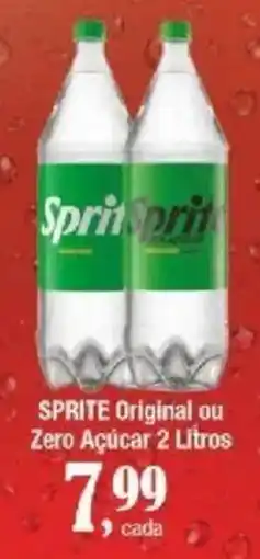 Supermercados Unidos sprite original ou zero açúcar oferta