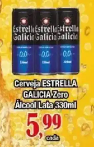Supermercados Unidos Cerveja estrella galicia zero oferta