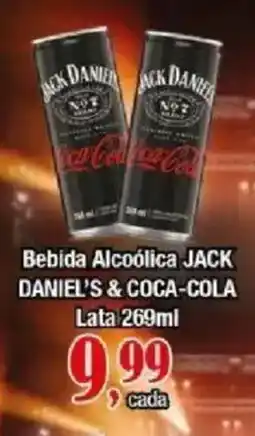 Supermercados Unidos Bebida Alcoólica Jack Daniel's & Coca-Cola oferta