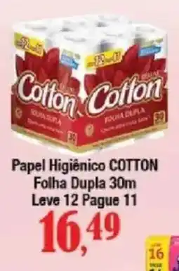 Supermercados Unidos Papel Higiênico Cotton oferta