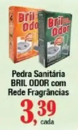 Supermercados Unidos Pedra Sanitária BRIL ODOR com Rede Fragrâncias oferta