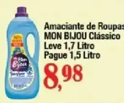 Supermercados Unidos Amaciantede Roupas Mon Bijou Clássico oferta