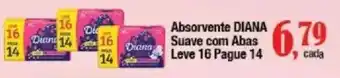 Supermercados Unidos Absorvente diana suave com abas oferta