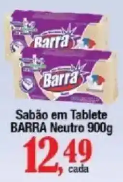 Supermercados Unidos Sabão em Tablete Barra Neutro oferta