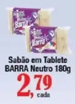 Supermercados Unidos Sabão em Tablete Barrá Neutro oferta