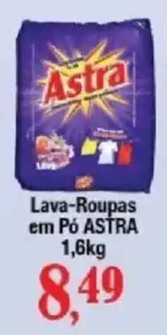 Supermercados Unidos Lava-Roupas em Pó ASTRA oferta