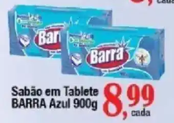 Supermercados Unidos Sabão em tablete barra azul oferta