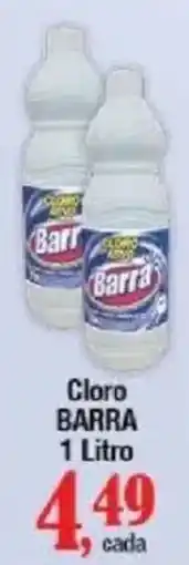 Supermercados Unidos Cloro barra oferta