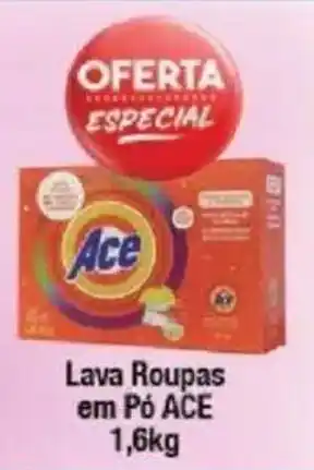 Supermercados Unidos Lava Roupas em Pó ACE oferta