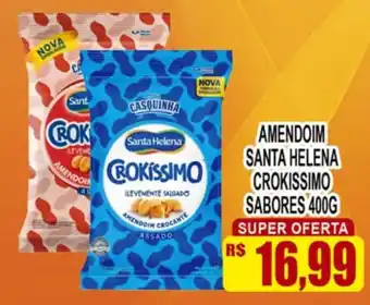 Supermercado leal Amendoim santa helena crokissimo sabores oferta