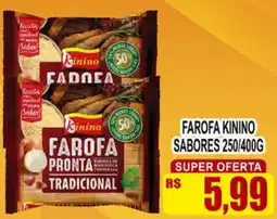 Supermercado leal Farofa kinino sabores oferta