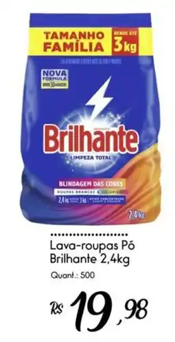 Giassi Supermercados Lava-roupas Pó Brilhante 2,4kg oferta