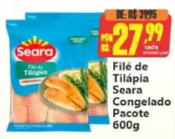 Big Supermercados Filé de Tilápia Seara oferta