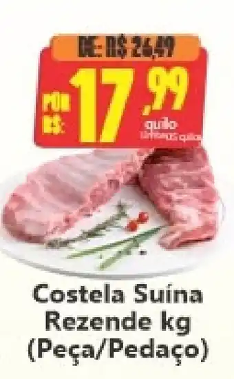 Big Supermercados Costela Suína Rezende kg oferta
