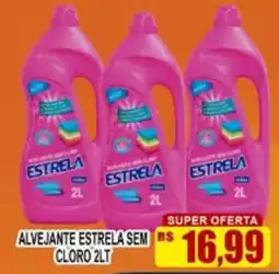 Supermercado leal alvejante estrela sem cloro oferta