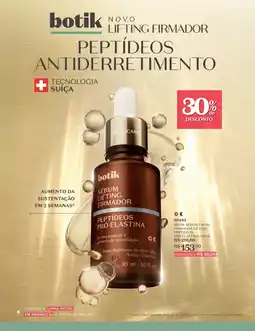 O Boticário Sérum lifting firmador peptídeos pró elastina oferta