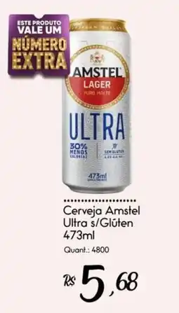 Giassi Supermercados Cerveja Amstel Ultra s/glúten oferta