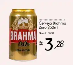 Giassi Supermercados Cerveja brahma zero oferta