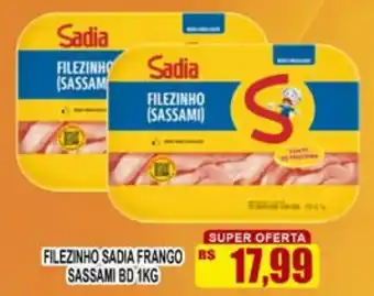Supermercado leal filezinho sadia frango sassami oferta