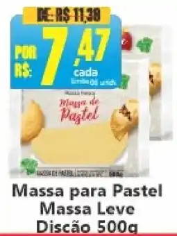 Big Supermercados Massa para Pastel Massa Leve oferta