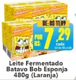 Big Supermercados Leite fermentado batavo bob esponja oferta