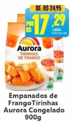 Big Supermercados Empanados de Frango Tirinhas Aurora oferta