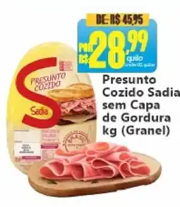 Big Supermercados Presunto Cozido Sadia sem Capa de Gordura oferta